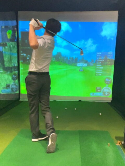 フィニッシュを練習する