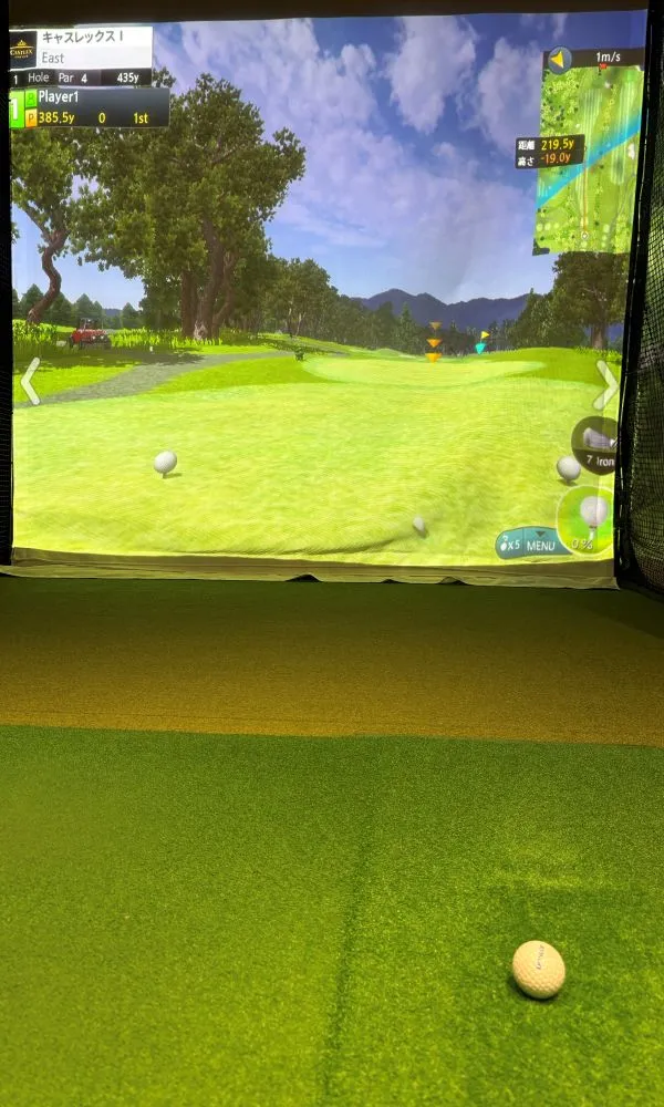 Buffy golf シミュレーションラウンド
