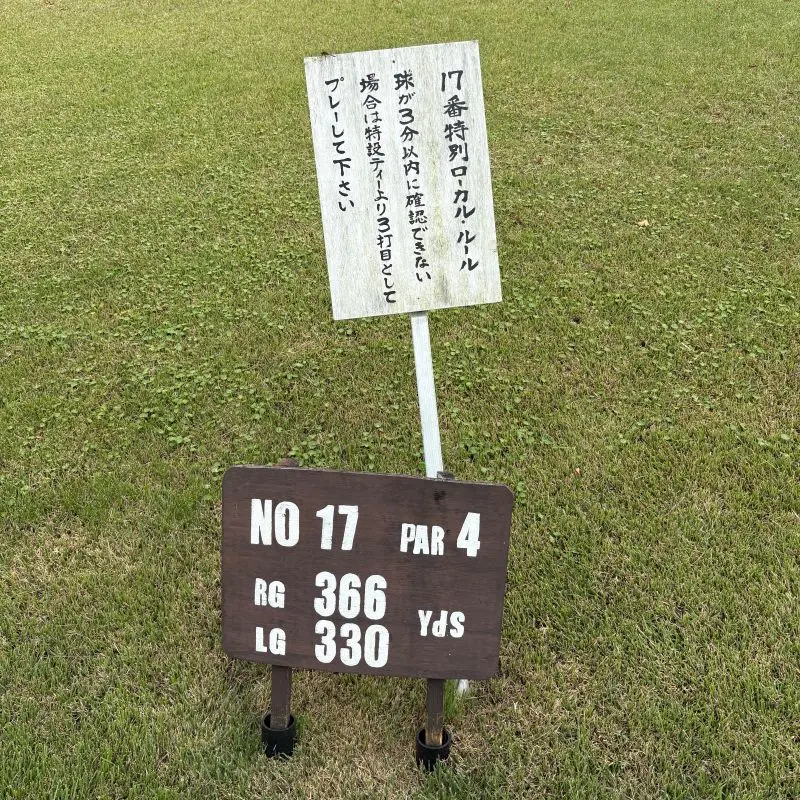17番の特例ローカル・ルール