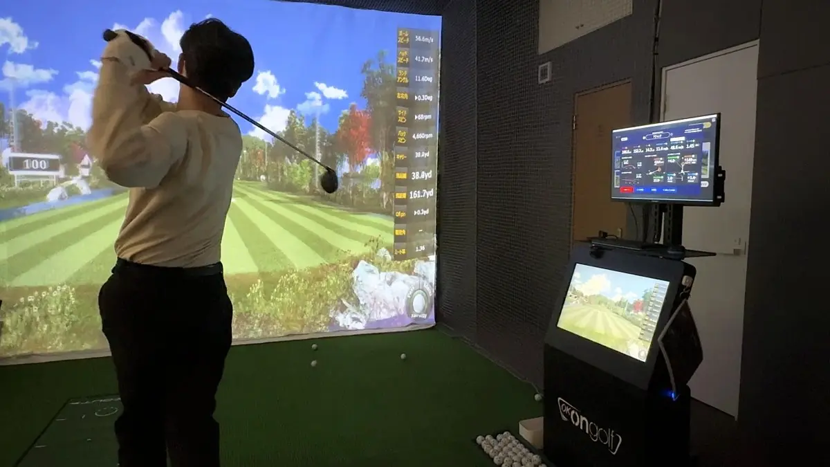 SMART GOLF シュミレーション練習