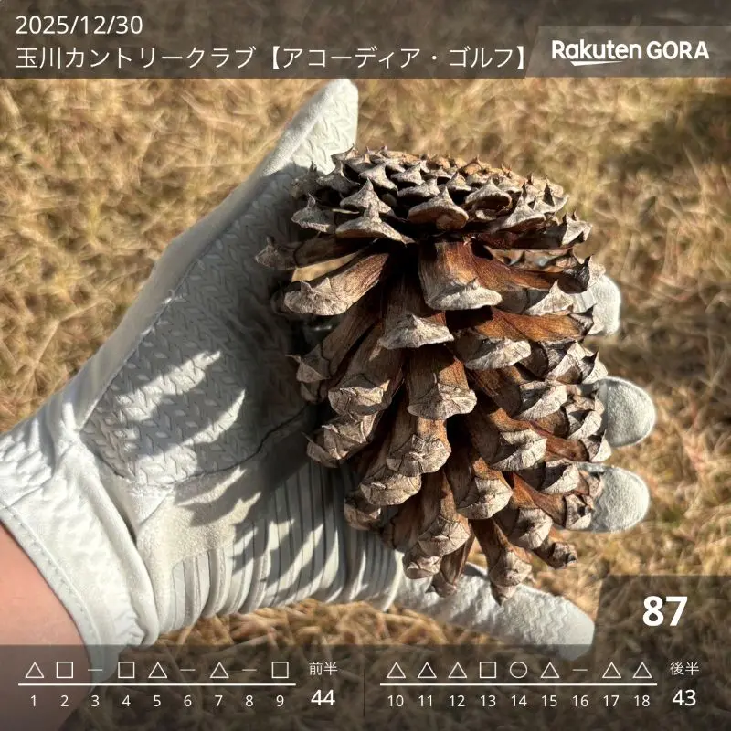 玉川カントリーのスコア