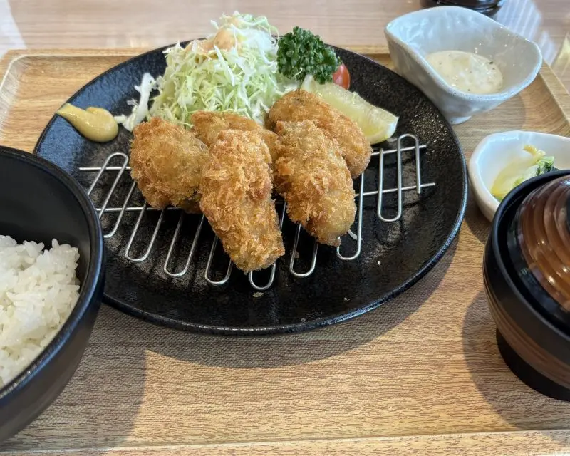 緑野カントリーのカキフライ